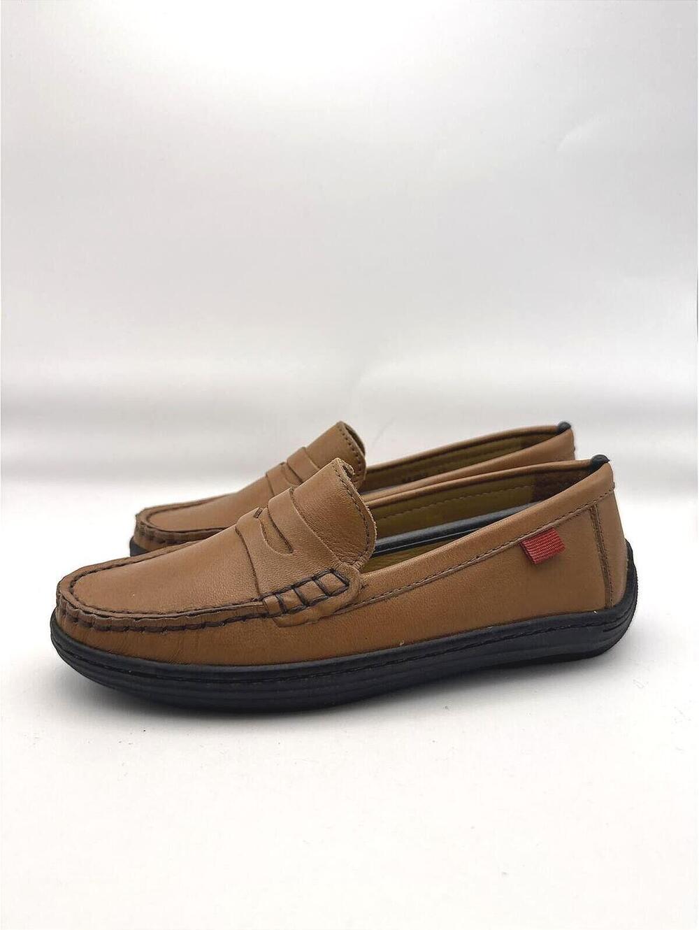 Marc Joseph New York Brown Leather Loafers Size 12 US Kids